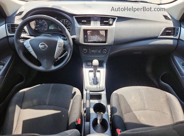 3N1AB7AP2GY268117 2016 NISSAN SENTRA White Вид панелі приладів