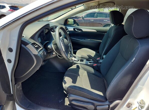 3N1AB7AP2GY268117 2016 NISSAN SENTRA White Вид салону спереду