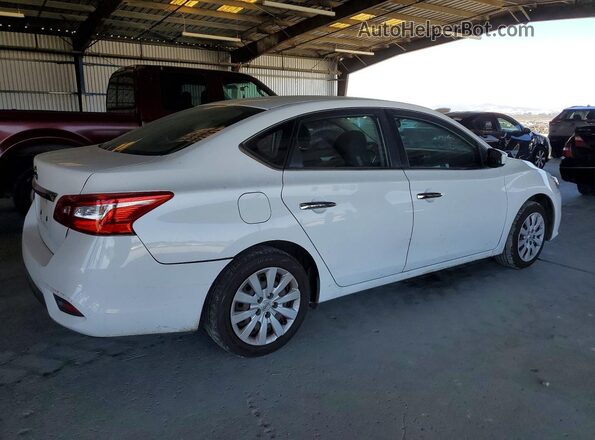 3N1AB7AP2GY286973 2016 NISSAN SENTRA Белый Задняя правая четверть
