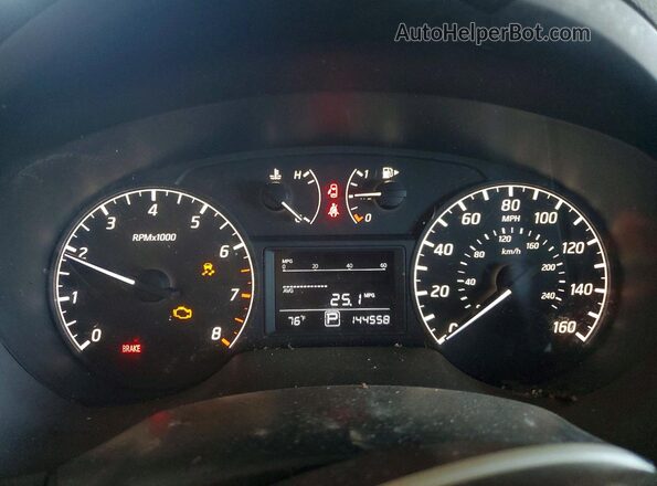 3N1AB7AP2GY286973 2016 NISSAN SENTRA Белый Вид щитка приборов