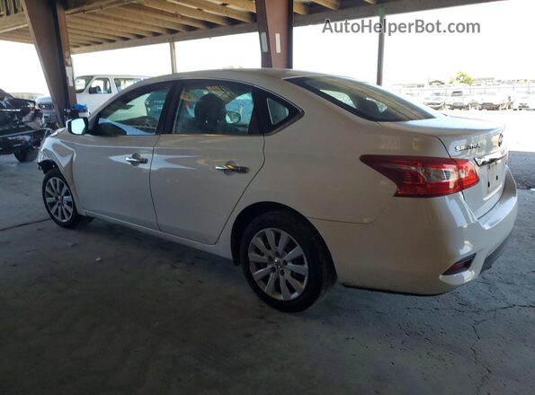 3N1AB7AP2GY286973 2016 NISSAN SENTRA Белый Задняя левая четверть