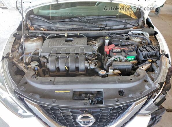 3N1AB7AP2GY286973 2016 NISSAN SENTRA Белый Вид задней части салона