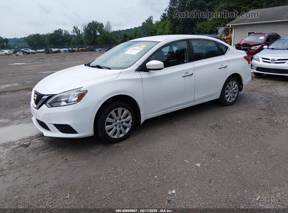 3N1AB7AP2GY314111 2016 NISSAN SENTRA Белый Передняя левая четверть