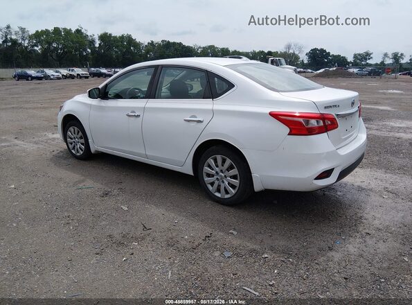3N1AB7AP2GY314111 2016 NISSAN SENTRA Белый Задняя левая четверть