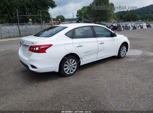 3N1AB7AP2GY314111 2016 NISSAN SENTRA Белый Задняя правая четверть