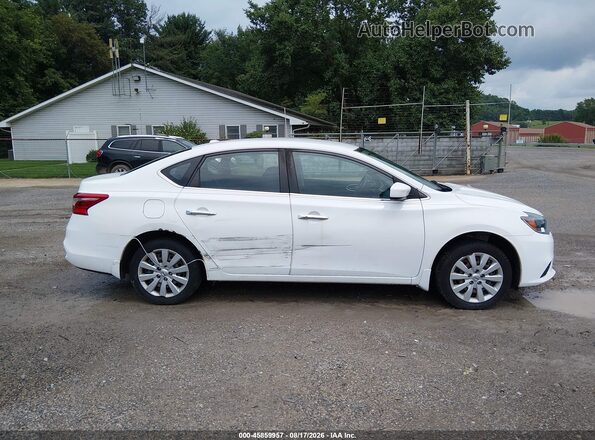 3N1AB7AP2GY314111 2016 NISSAN SENTRA Белый Вид задней части салона