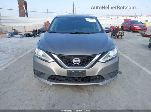 3N1AB7AP2GY334925 2016 NISSAN SENTRA Gray Rear interior view
