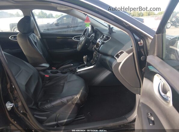 3N1AB7AP2GY336402 2016 NISSAN SENTRA Black Widok wnętrza z przodu