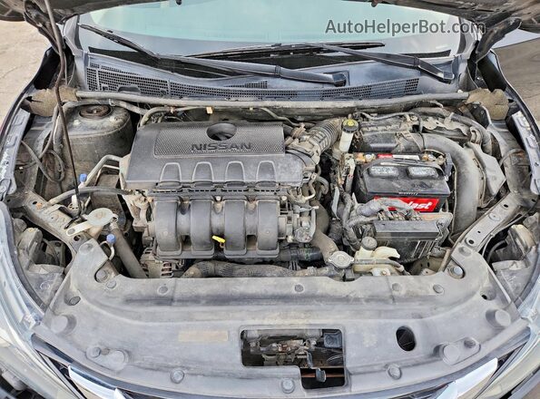 3N1AB7AP2HL668211 2017 NISSAN SENTRA Gray Вид задньої частини салону