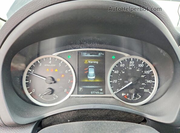 3N1AB7AP2HL668211 2017 NISSAN SENTRA Gray Вид щитка приладів