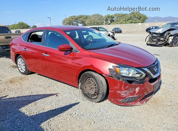 3N1AB7AP2HL671772 2017 NISSAN SENTRA Red Delantero derecho