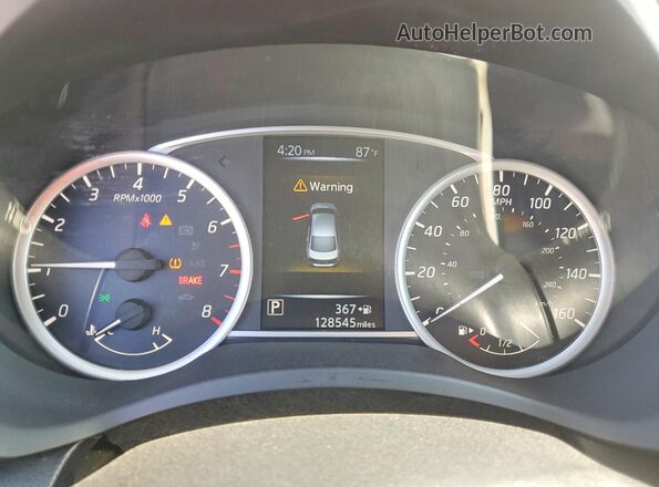 3N1AB7AP2HL671772 2017 NISSAN SENTRA Red Vista del cuadro de instrumentos