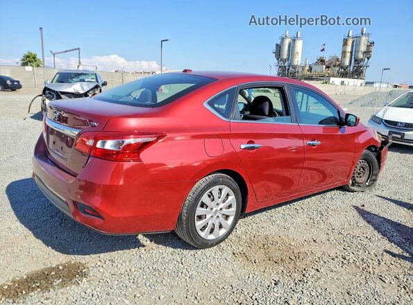 3N1AB7AP2HL671772 2017 NISSAN SENTRA Red Trasero derecho