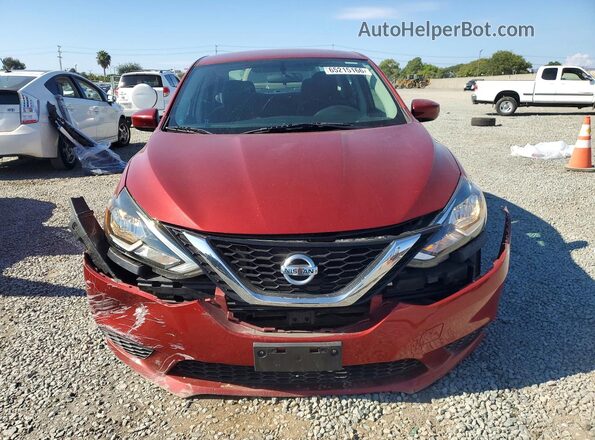 3N1AB7AP2HL671772 2017 NISSAN SENTRA Red Vista frontal