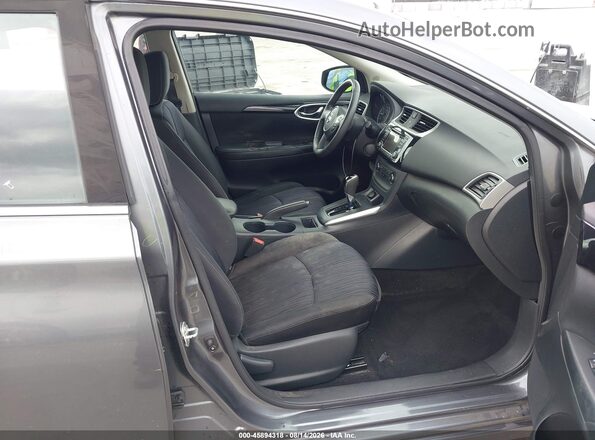 3N1AB7AP2HL695828 2017 NISSAN SENTRA Серый Вид салона спереди