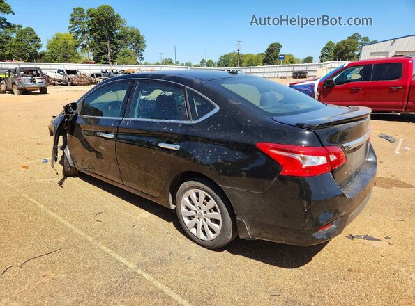 3N1AB7AP2HL710439 2017 NISSAN SENTRA Black Trasero izquierdo