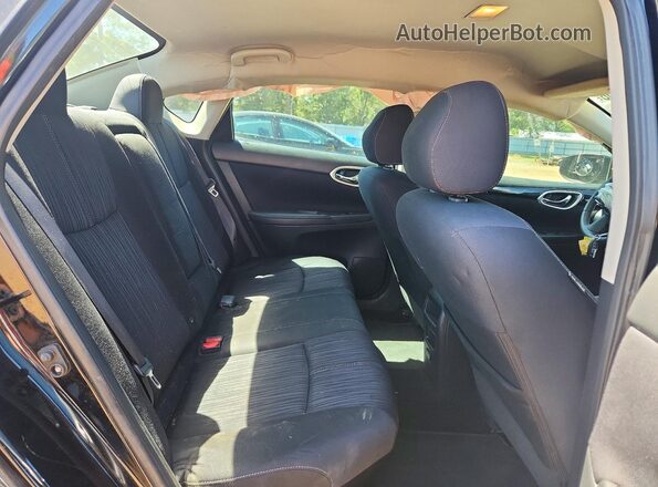 3N1AB7AP2HL710439 2017 NISSAN SENTRA Black Vista de los asientos traseros