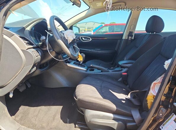 3N1AB7AP2HL710439 2017 NISSAN SENTRA Black Vista interior delantera