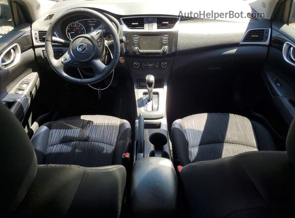 3N1AB7AP2HL719383 2017 NISSAN SENTRA Silver Вид панелі приладів