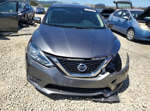 3N1AB7AP2HL719383 2017 NISSAN SENTRA Silver Вид спереду