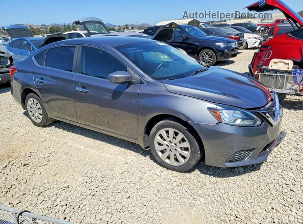 3N1AB7AP2HL719383 2017 NISSAN SENTRA Silver Передня права чверть