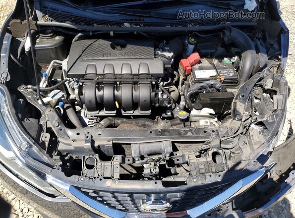 3N1AB7AP2HL719383 2017 NISSAN SENTRA Silver Вид задньої частини салону
