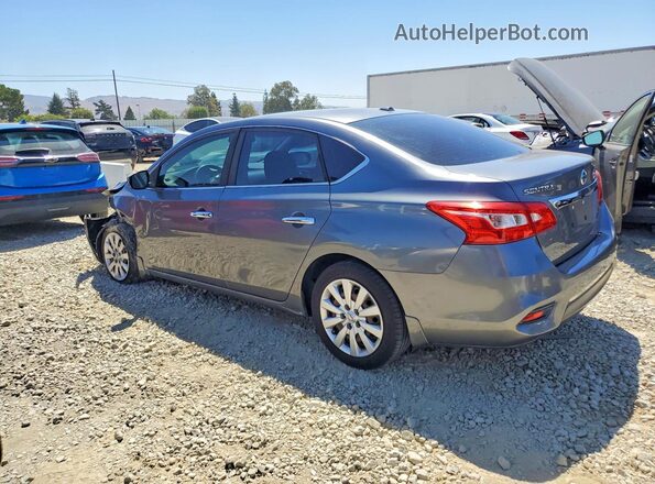 3N1AB7AP2HL719383 2017 NISSAN SENTRA Silver Задня ліва чверть