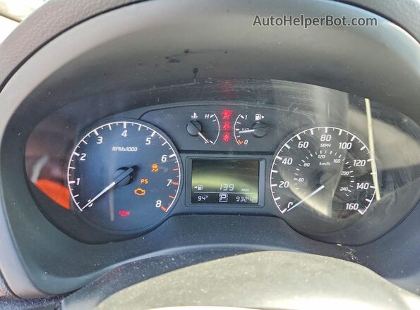 3N1AB7AP2HY217153 2017 NISSAN SENTRA White ხელსაწყოთა პანელის ხედი