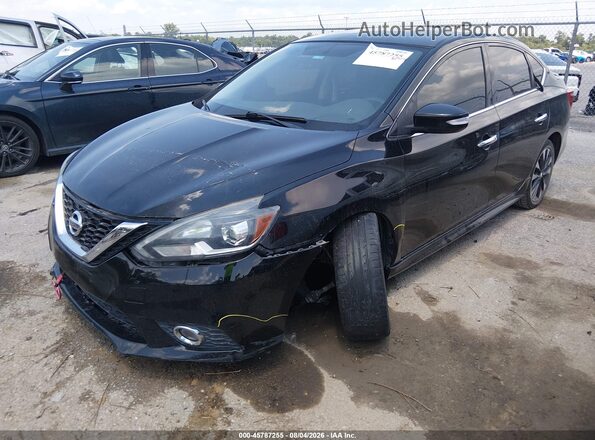 3N1AB7AP2HY223020 2017 NISSAN SENTRA Black წინა მარცხენა ხედი სამი მეოთხედიდან