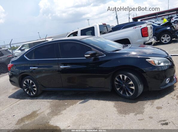 3N1AB7AP2HY223020 2017 NISSAN SENTRA Black უკანა სალონის ხედი