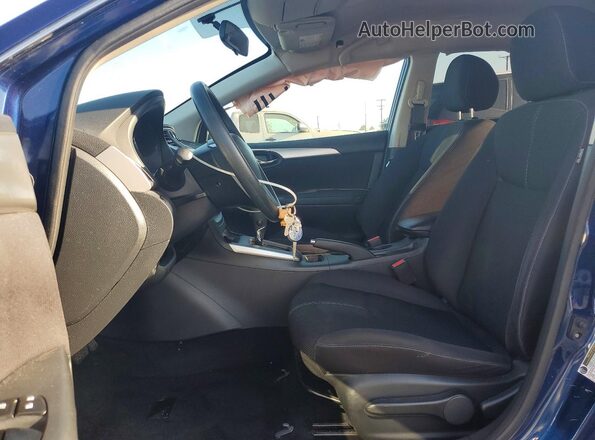 3N1AB7AP2HY229562 2017 NISSAN SENTRA Blue წინა სალონის ხედი