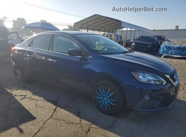 3N1AB7AP2HY229562 2017 NISSAN SENTRA Blue წინა მარჯვენა
