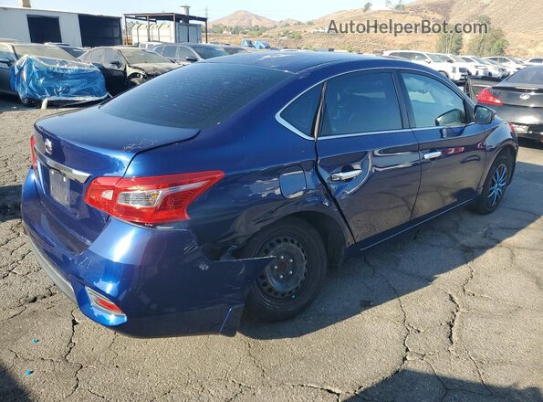 3N1AB7AP2HY229562 2017 NISSAN SENTRA Blue უკანა მარჯვენა