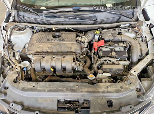 3N1AB7AP2HY238441 2017 NISSAN SENTRA Белый Вид задней части салона