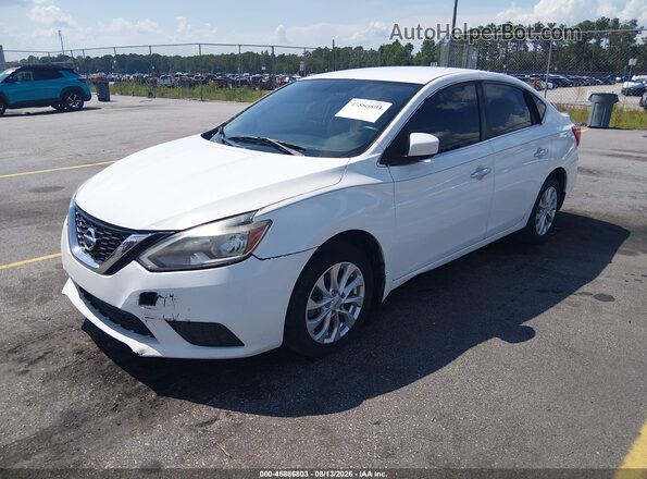 3N1AB7AP2HY238908 2017 NISSAN SENTRA White Առջևի ձախ երեք քառորդ տեսարան