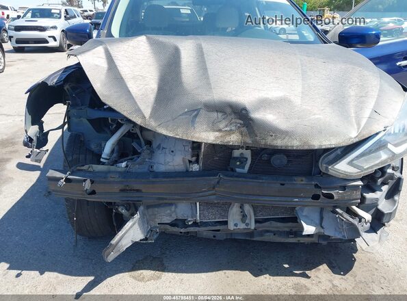 3N1AB7AP2HY245518 2017 NISSAN SENTRA Blue Vista frontal