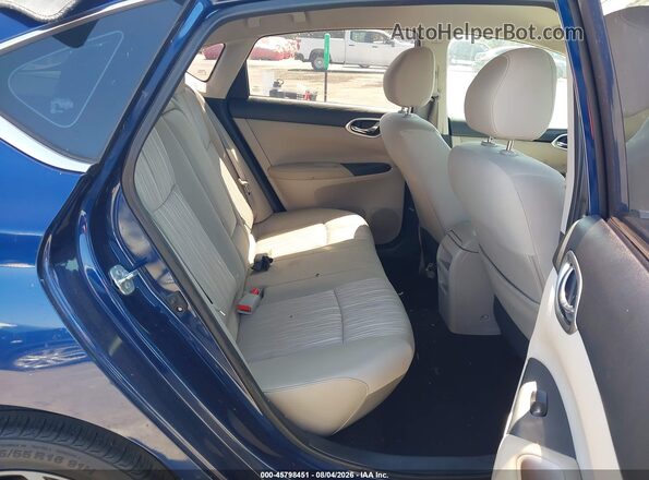 3N1AB7AP2HY245518 2017 NISSAN SENTRA Blue Vista de la etiqueta del VIN