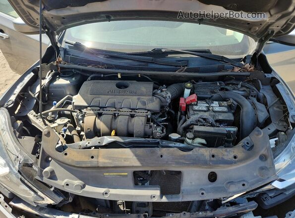 3N1AB7AP2HY260519 2017 NISSAN SENTRA Gray Rear interior view