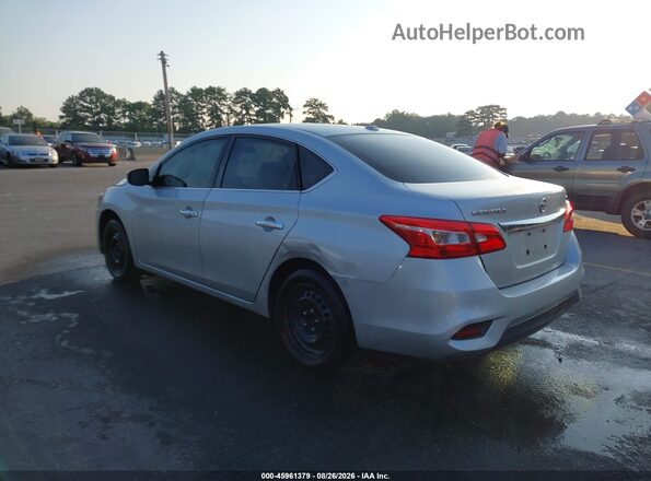 3N1AB7AP2HY268409 2017 NISSAN SENTRA Silver Trasero izquierdo