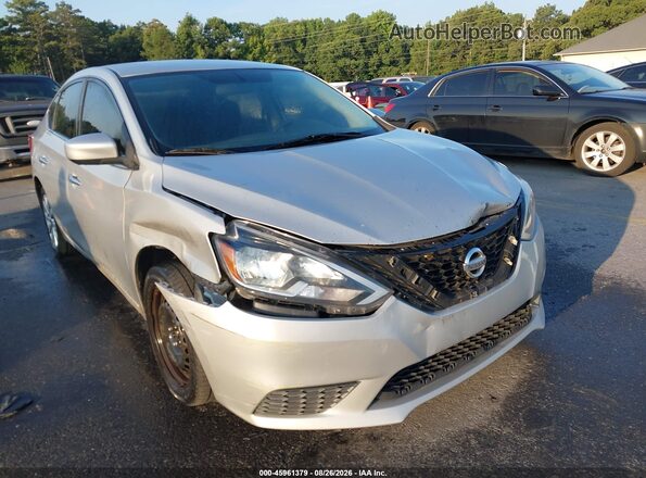 3N1AB7AP2HY268409 2017 NISSAN SENTRA Silver Vista frontal