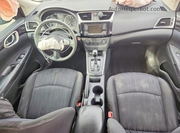 3N1AB7AP2HY271097 2017 NISSAN SENTRA White Widok deski rozdzielczej
