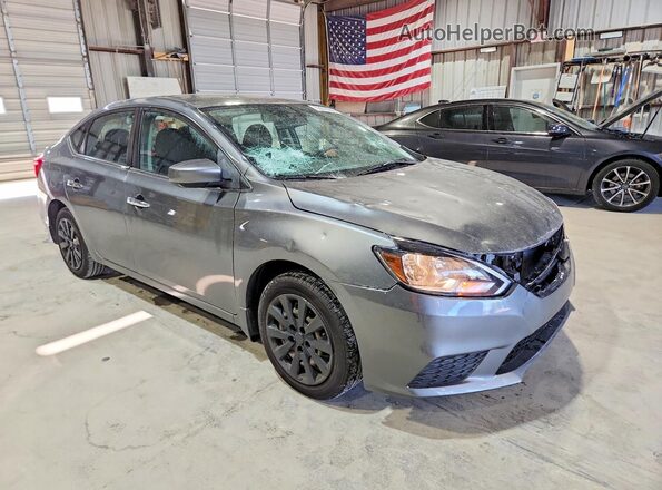 3N1AB7AP2HY280088 2017 NISSAN SENTRA Gray Przód prawy