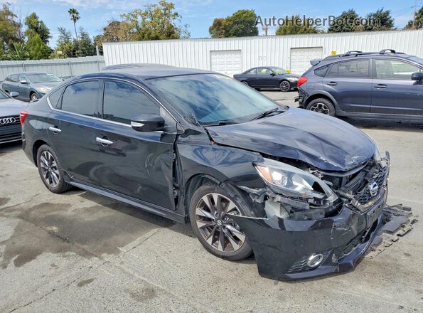 3N1AB7AP2HY303692 2017 NISSAN SENTRA Black Przód prawy