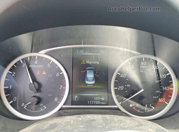 3N1AB7AP2HY303692 2017 NISSAN SENTRA Black Widok zestawu wskaźników
