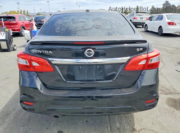 3N1AB7AP2HY303692 2017 NISSAN SENTRA Black Widok z tyłu