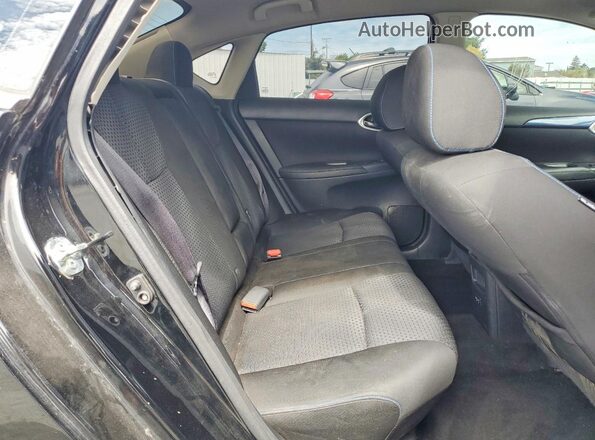 3N1AB7AP2HY303692 2017 NISSAN SENTRA Black Widok tylnych siedzeń