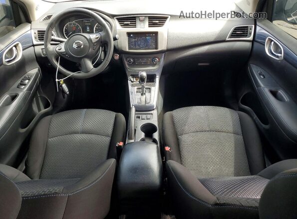 3N1AB7AP2HY303692 2017 NISSAN SENTRA Black Widok deski rozdzielczej