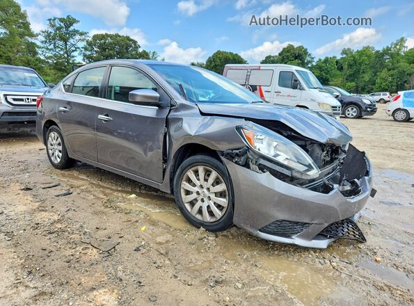 3N1AB7AP2HY308715 2017 NISSAN SENTRA Gray Передня права чверть