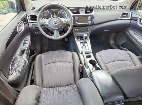 3N1AB7AP2HY308715 2017 NISSAN SENTRA Gray Вид панелі приладів