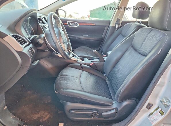 3N1AB7AP2HY317883 2017 NISSAN SENTRA Silver Widok naklejki z numerem VIN